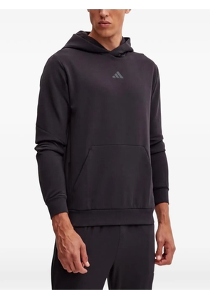 adidas Designed For Training logo-detail hoodie - Black
