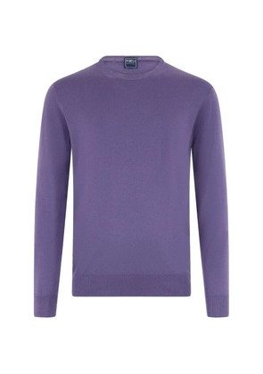 Fedeli crew-neck cashmere sweater - Purple