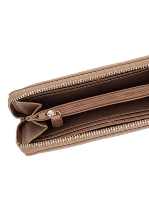 Love Moschino logo-plaque wallet - Neutrals