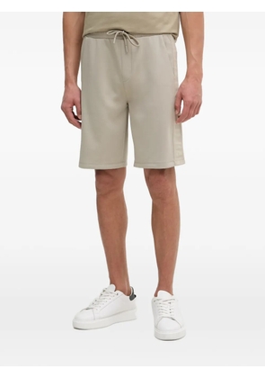 Karl Lagerfeld logo-tape drawstring shorts - Neutrals
