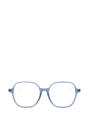 Jimmy Choo glitter-embellished square-frame glasses - Blue