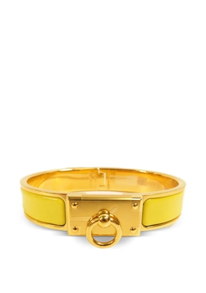 Hermès Pre-Owned Clic Anneau enamel bracelet - Gold