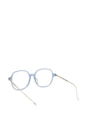 Jimmy Choo glitter-embellished square-frame glasses - Blue