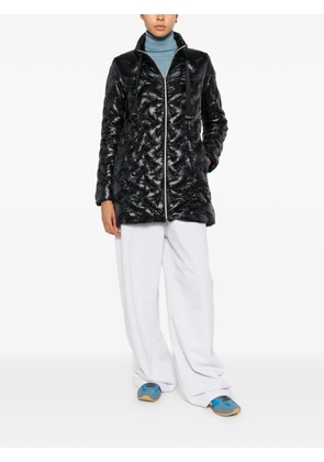 Herno quilted high-neck coat - Black
