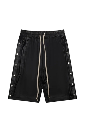 Rick Owens DRKSHDW Pusher press-stud shorts - Black