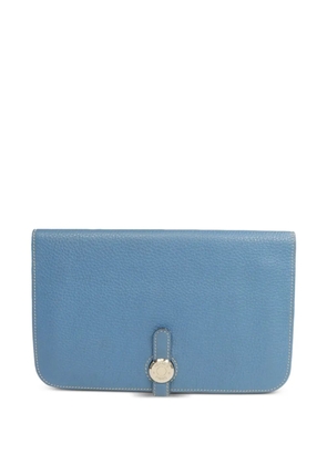 Hermès Pre-Owned 2013 Hermès Dogon GM long wallet - Blue