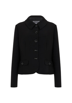 Moschino button-up classic-collar jacket - Black