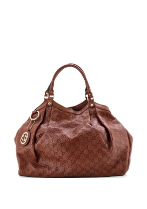 Gucci Pre-Owned Sukey Guccissima Leather Large tote bag - Brown