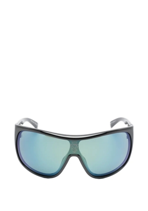 Gucci Eyewear logo-print oversized-frame sunglasses - Black