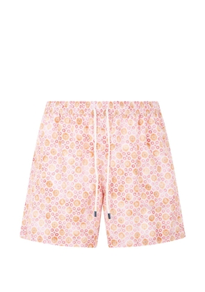 Fedeli floral-print swim shorts - Pink