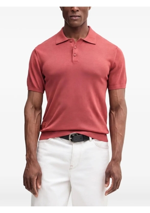 Blauer Custer buttoned polo shirt - Red