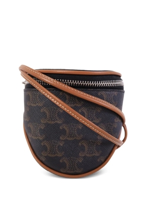 Celine Pre-Owned small monogram-pattern shoulder bag - Brown
