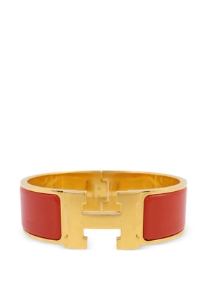 Hermès Pre-Owned Clic-Clac H enamel bracelet - Gold