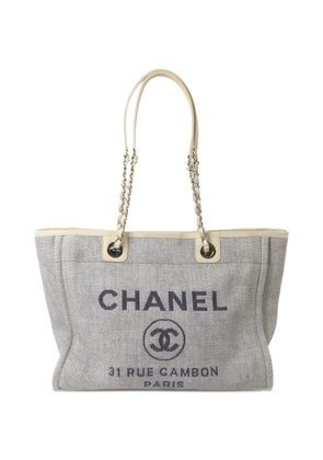 CHANEL Pre-Owned CC Deauville tote bag - Blue
