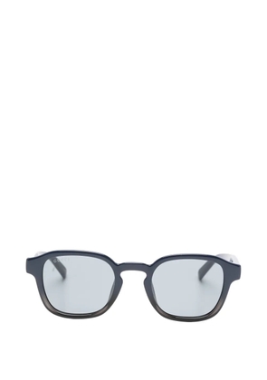 Gucci Eyewear logo-print square-frame sunglasses - Blue