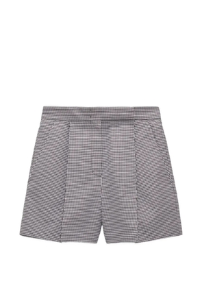 Dorothee Schumacher gingham-check pleated-design shorts - Brown