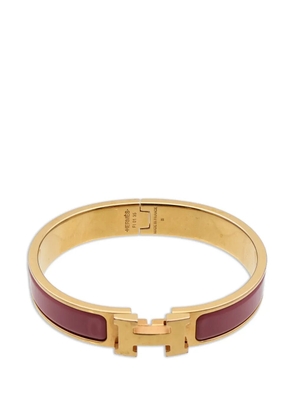 Hermès Pre-Owned Clic H enamel bracelet - Gold