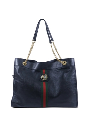 Gucci Pre-Owned Rajah chain-strap calfskin tote bag - Black