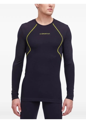 La Sportiva logo-detail long-sleeve T-shirt - Black
