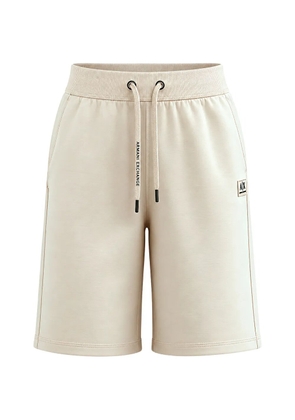 Armani Exchange logo-detail track shorts - Grey