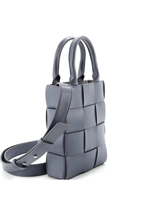 Bottega Veneta Pre-Owned Cassette Convertible Maxi Intrecciato Leather Mini tote bag - Blue