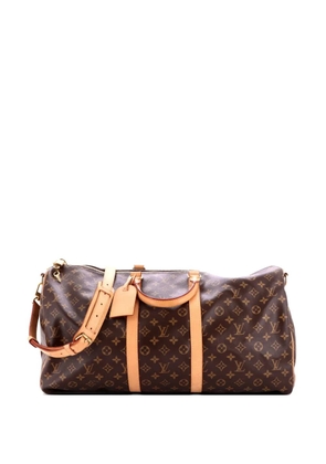 Louis Vuitton Pre-Owned Keepall Bandouliere Bag Monogram Canvas 55 travel bag - Brown