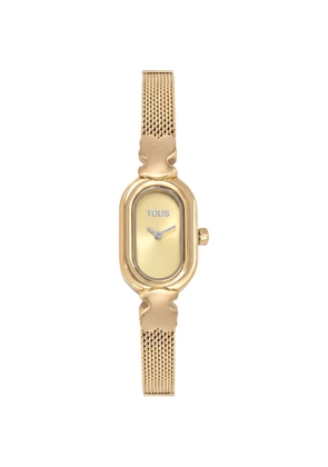 TOUS Oval Icon 28mm watch - Gold