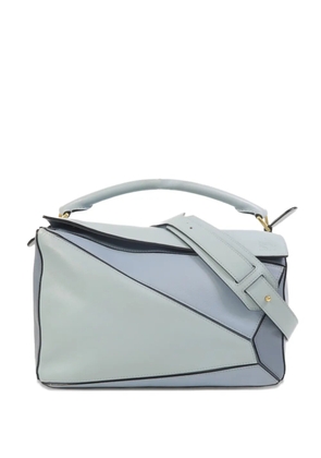 Loewe Pre-Owned Puzzle leather tote bag - Blue