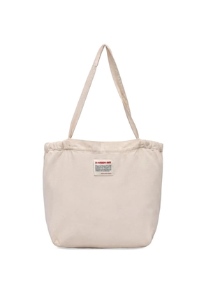 American Vintage Lycaz logo-patch tote bag - Neutrals