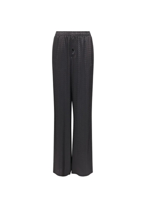 MM6 Maison Margiela viscose blend jacquard trousers - Grey