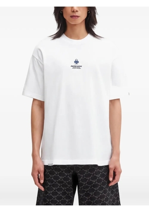 AAPE BY *A BATHING APE® logo-print short-sleeve T-shirt - White