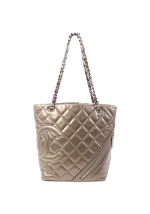 CHANEL Pre-Owned Cambon CC shoulder bag - Brown