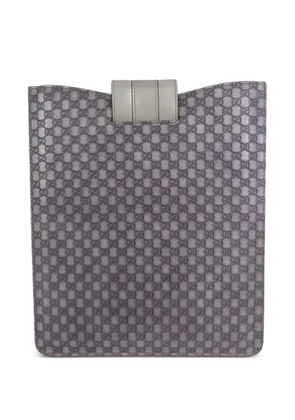 Gucci Pre-Owned GG microguccissima Ipad case - Grey