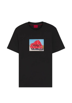 BOSS Dostino graphic-print T-shirt - Black