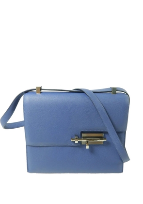 Hermès Pre-Owned 23 Verrou leather shoulder bag - Blue