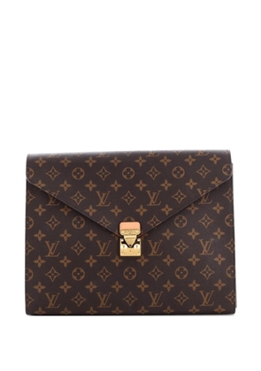 Louis Vuitton Pre-Owned Mark Folder Monogram Canvas clutch bag - Brown