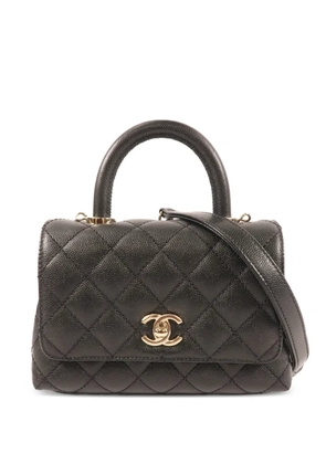 CHANEL Pre-Owned Coco Handle CC turn-lock tote bag - Black