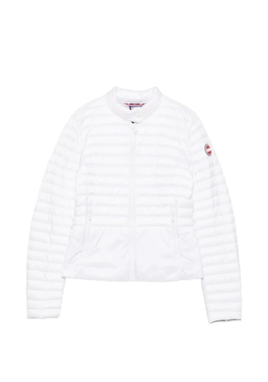 Colmar quilted high-neck zip-up jacket - White