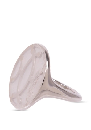 Hermès Pre-Owned cut-out scarf ring - Silver