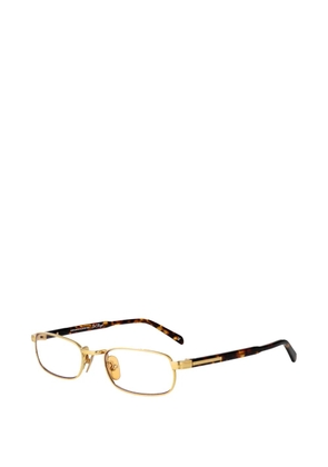 FIVEFOURFIVE rectangle-frame glasses - Gold