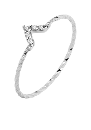 Maria Black 14K white gold Viva diamond ring - Silver