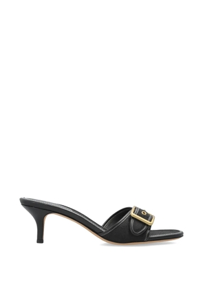 Coach Margot buckle monogram-pattern sandals - Black
