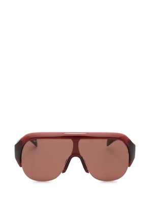 Gucci Eyewear oversized-frame sunglasses - Red
