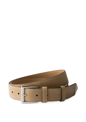 Prada nubuck leather belt - Neutrals