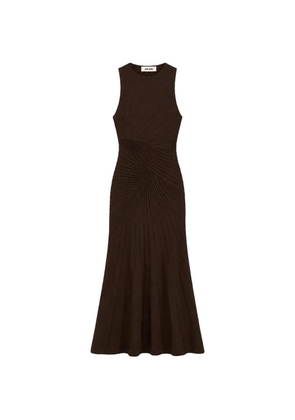 Cult Gaia Fen pleated midi dress - Brown