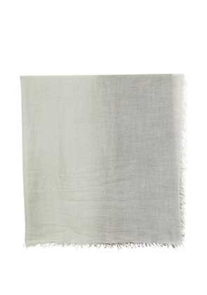 Faliero Sarti Enrichetta frayed scarf - Green