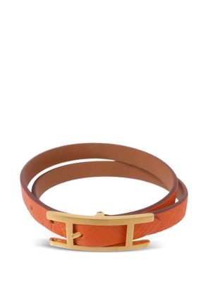 Hermès Pre-Owned Behapi Double Tour bracelet - Orange