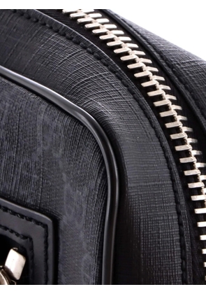 Gucci Pre-Owned Soft Zip Sling Bag GG Coated Canvas Small crossbody bag - Black