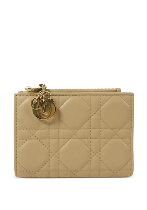 Christian Dior Pre-Owned Lady Dior Dahlia wallet - Neutrals