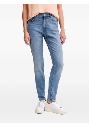 Sisley logo-patch jeans - Blue
